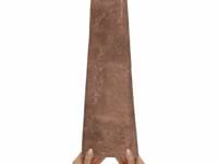 Opera Terracotta by Paula Purroy Bordeaux 6x18 Trapezoid Matte Terracotta Tile