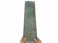 Opera Terracotta by Paula Purroy Lagoon 6x18 Trapezoid Matte Terracotta Tile