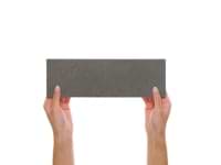 Piccoli Petite Antracite Gray 4x12 Terrazzo Look Matte Porcelain Tile