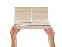Treveso Beige 1x6 Stacked Limestone Look Matte Porcelain Mosaic Tile