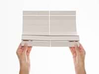 Treveso White 1x6 Stacked Limestone Look Matte Porcelain Mosaic Tile
