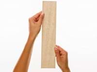 Travertine Premium Classic Travertine 2.5x12 Filled Brushed Vein Cut Tile in Ivory, View 4, play video
