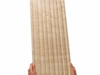 Stonework Barcode Ivory Travertine Premium 12x24 3D Vein Cut Polished + Honed Tile in Ivory, View 4, play video