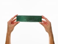 Emery Jungle Green 2x8 Handmade Crackled Glossy Terracotta Tile
