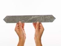 Prezzo Volakas 12x12 Square and Lovina Gray 2x12 Picket Honed Marble Tile