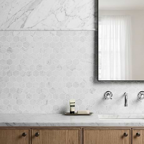 Marble Tile for Backsplash,Kitchen Floor,Kitchen Wall,Bathroom Floor,Bathroom Wall,Shower Wall,Shower Floor,Outdoor Wall,Commercial Floor