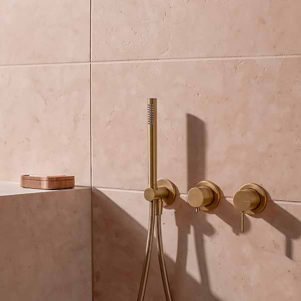 Rosa Perlino 12x24 Brushed Marble Tile