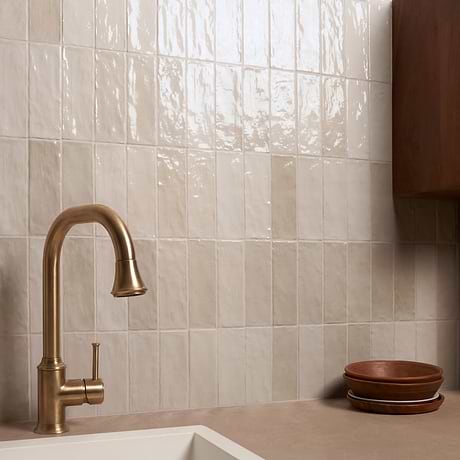 Portmore Sand 3x8 Glazed Ceramic Tile