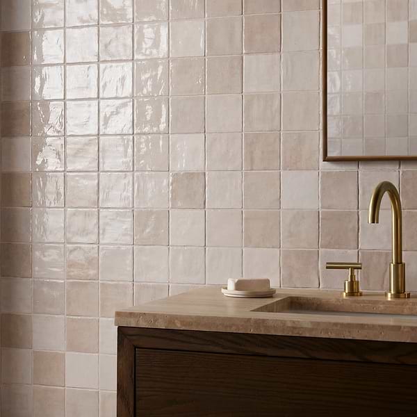 Portmore Sand 4x4 Glazed Ceramic Tile