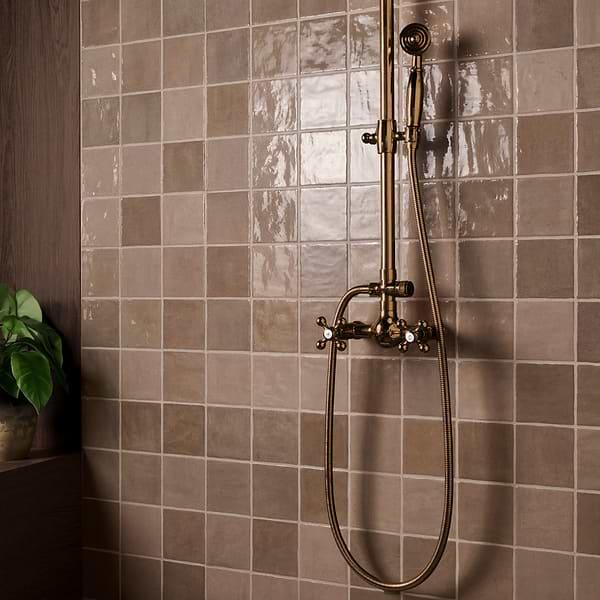 Portmore Taupe 4x4 Glazed Ceramic Tile