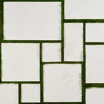 Corinthian White French Pattern Tumbled Limestone 3CM Outdoor Paver