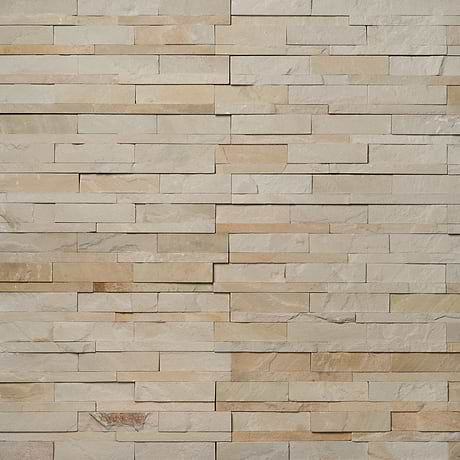 Tenerife Portland Beige 6x24 Splitface Sandstone Stacked Stone Tile