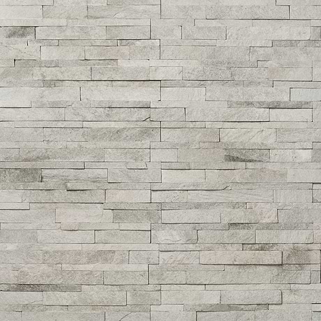 Tenerife Classic Silver 6x24 Splitface Quartzite Stacked Stone Tile