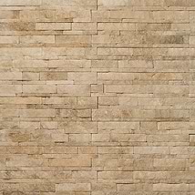 Tenerife French Cremar Beige 6x24 Brokenface Limestone Stacked Stone Tile