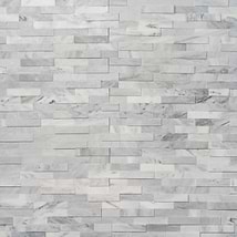 Tenerife Bianco Gris 6x24 Honed Marble Stacked Stone Tile