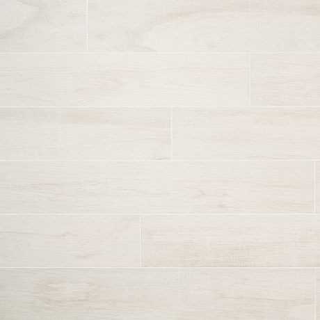 Kenridge White 8x48 Wood Look Matte Porcelain Tile