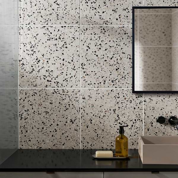 True Terrazzo Foro Beige 16x16 Polished Terrazzo Tile