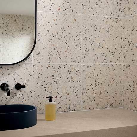 True Terrazzo Sonora Beige 16x16 Polished Terrazzo Tile