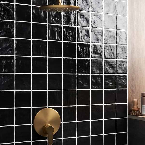 Montauk Jet 4x4 Mixed Finish Ceramic Tile