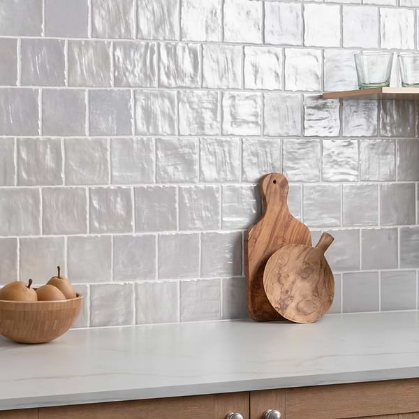 Montauk Fog 4x4 Mixed Finish Ceramic Tile