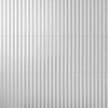 Ponto Bianco White Fluted 5x16 3D Polished Porcelain Tile