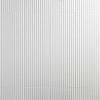 Mod White 12x36 3D Fluted Matte Ceramic Tile 