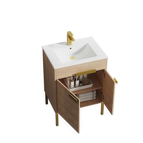 Portofino 24'' Maple Vanity And Counter