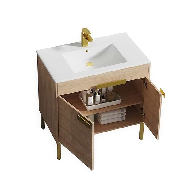Portofino 36'' Maple Vanity And Counter