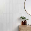 Bianco Dolomite White 4x12 Premium Polished Marble Tile