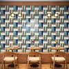 Color One Arctic Blue 2x8 Glossy Lava Stone Tile