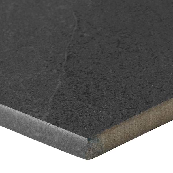 Fordham Nero Black 3x24 Matte Porcelain Bullnose