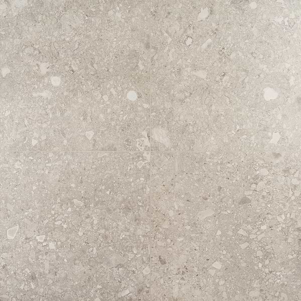 Rizo Gray 24x24 Terrazzo Look Matte Porcelain Tile