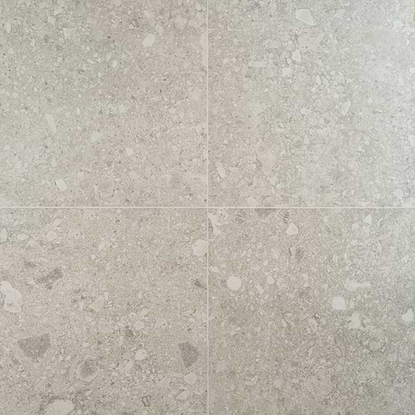 Rizo Silver Beige 24x24 Terrazzo Look Matte Porcelain Tile