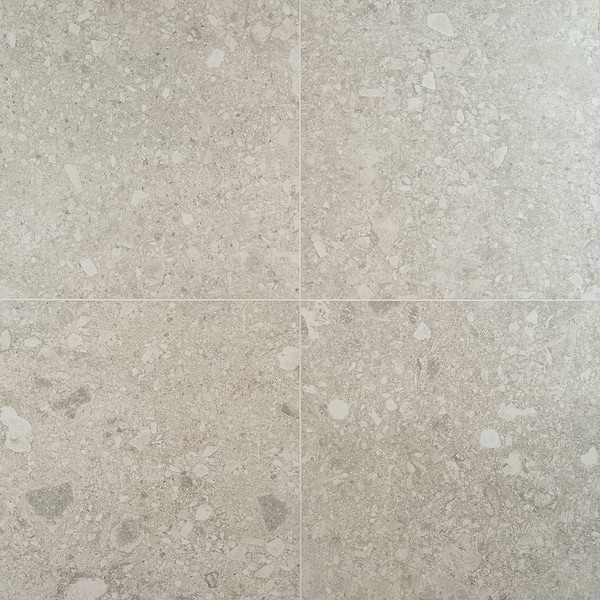 Rizo Silver Beige 24x24 Terrazzo Look Matte Porcelain Tile