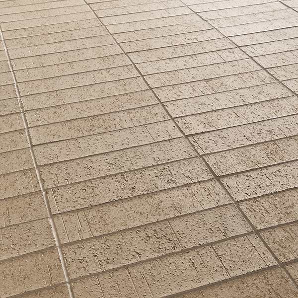 Brownstone Gray 2x7 Textured Wire Cut Clay Thin Brick Tile
