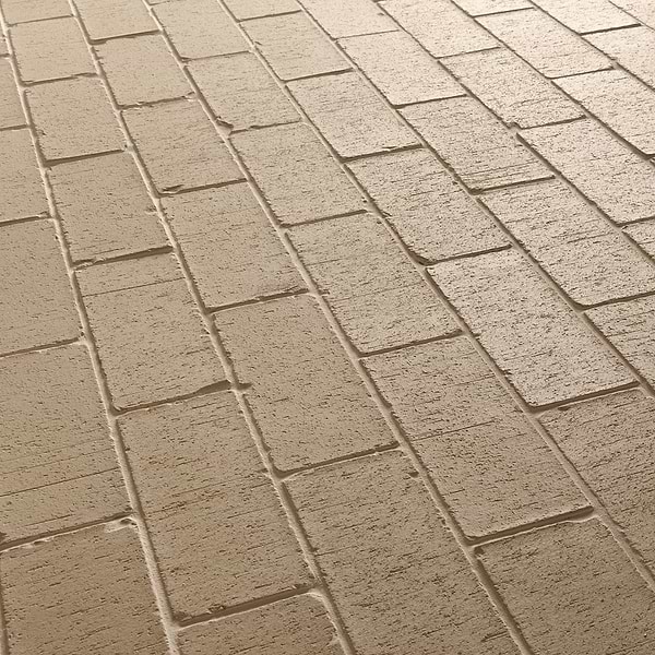 Brownstone Beige 3x7 Tumbled Wire Cut Clay Thin Brick Tile