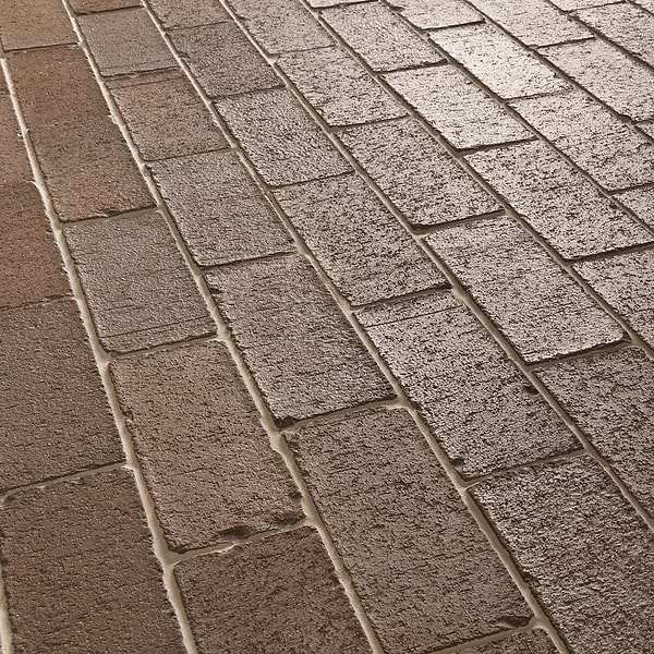 Brownstone Flashed Brown 3x7 Tumbled Wire Cut Clay Thin Brick Tile