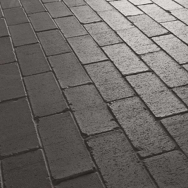 Brownstone Charcoal Black 3x7 Tumbled Wire Cut Clay Thin Brick Tile