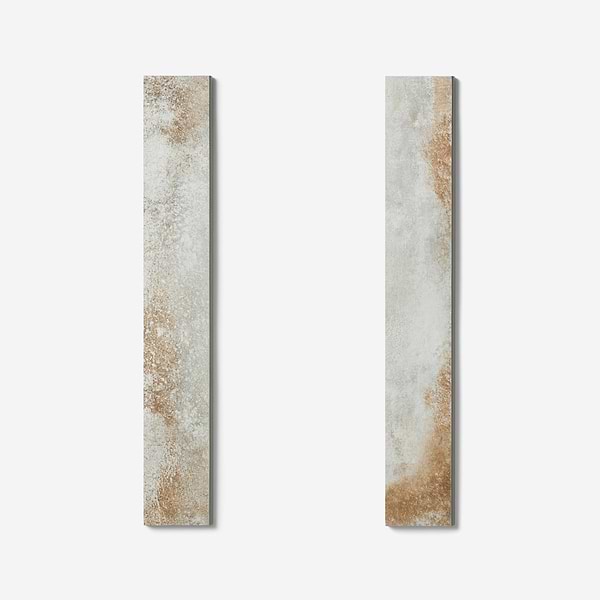 Flatiron White 3x24 Semi-Polished Porcelain Bullnose by Angela Harris in White, View 3, open zoomed image