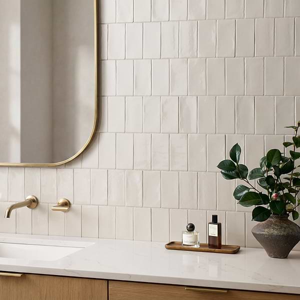 Lancaster Dove Gray 3x6 Polished Ceramic Wall Tile