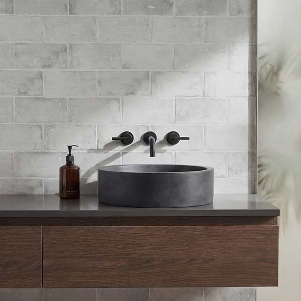 Parma Brick Dove Gray 4x8 Terracotta Look Matte Ceramic Tile