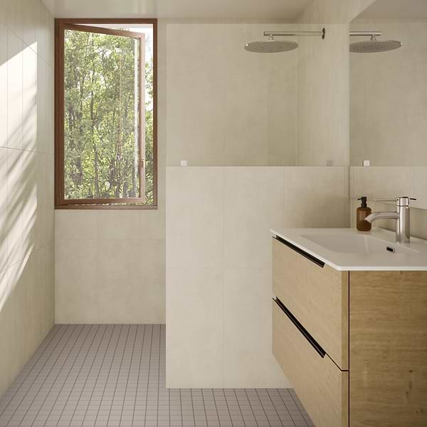 Serenity Taupe Gray  2x2 Matte Porcelain Mosaic Tile