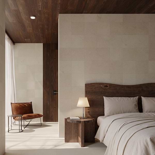 Simena Beige 12x12 Honed Limestone Tile