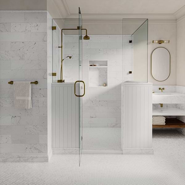Bianco Carrara 1" Penny Round Honed Marble Mosaic Tile