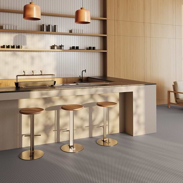 Serenity Dark Gray 1" Penny Round Matte Porcelain Mosaic Tile