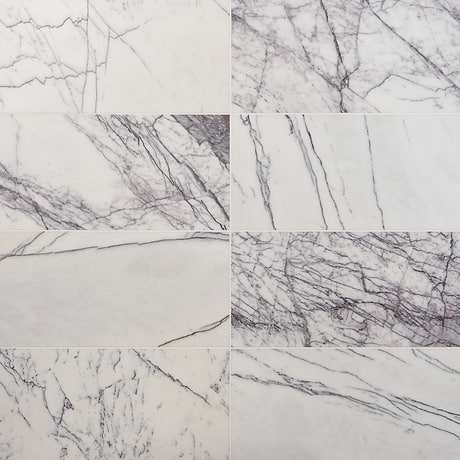 Lilac Premium 12x24 Honed Marble Tile