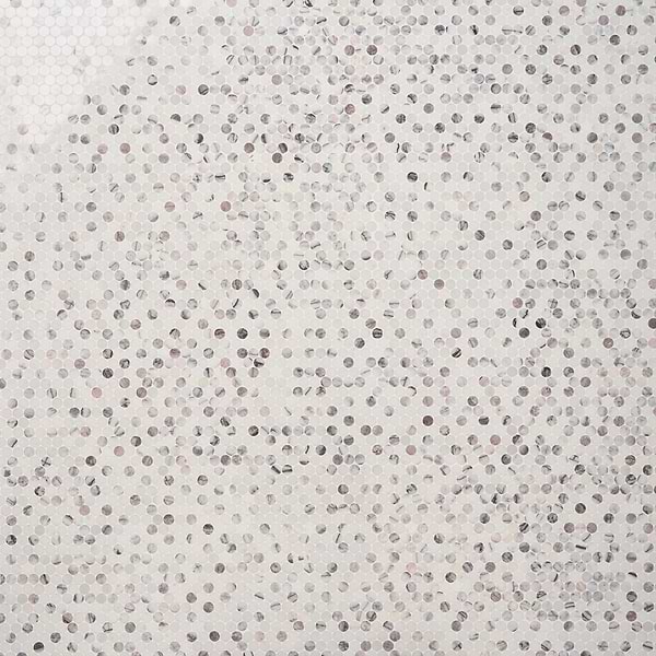 Lilac Premium 1" Penny Round Polished Marble Mosaic Tile