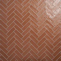 Montauk Terracotta 2x8 Mixed Finish Ceramic Subway Tile