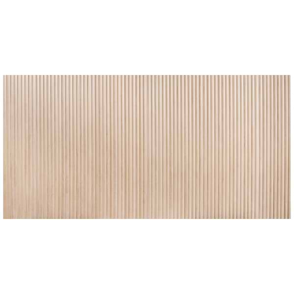 Arket Honey Brown 18x48 Fluted Wood Look Matte Ceramic Tile