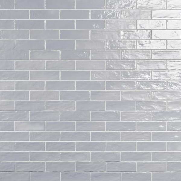 Montauk Sky Blue 2x8 Mixed Finish Ceramic Tile